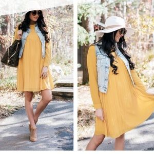 Rachel parcell pleated dress xs